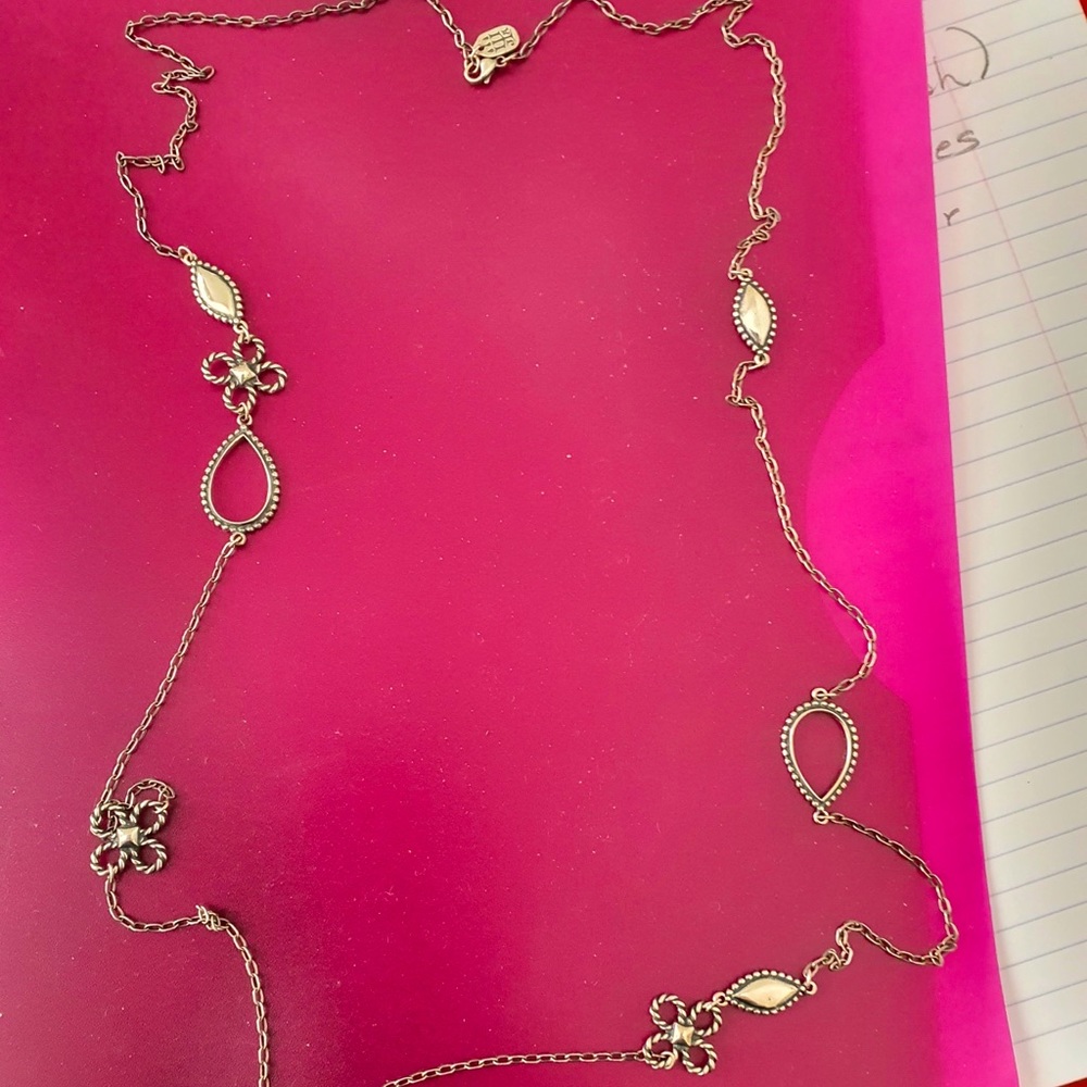 James Avery Retired Long Silver Necklace